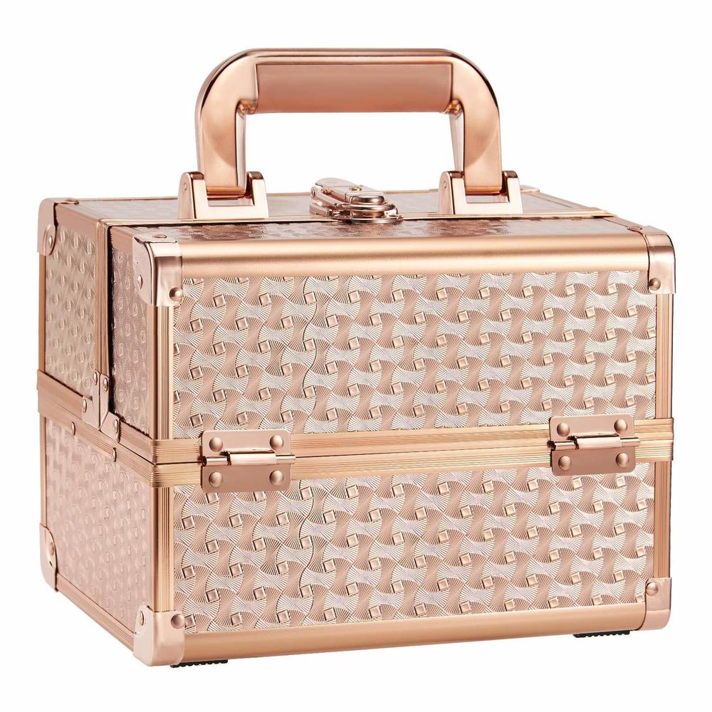 Beauty Makeup Train Case For Lady Portable Cosmetic Box Jewelry Organizer💜